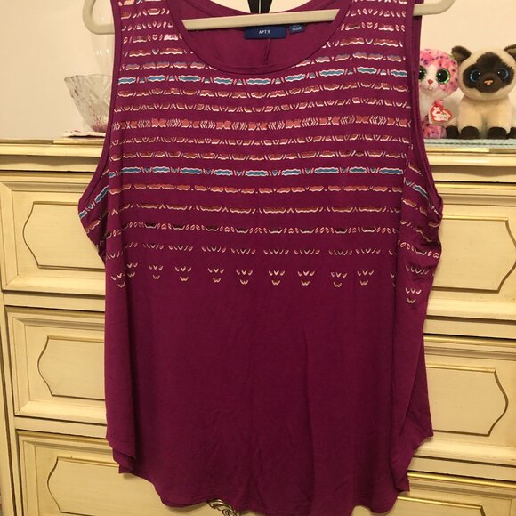 Tank Tops - Bundle of 2 - DKNY size 2X and Apt 9 size XXL - Picture 4 of 8